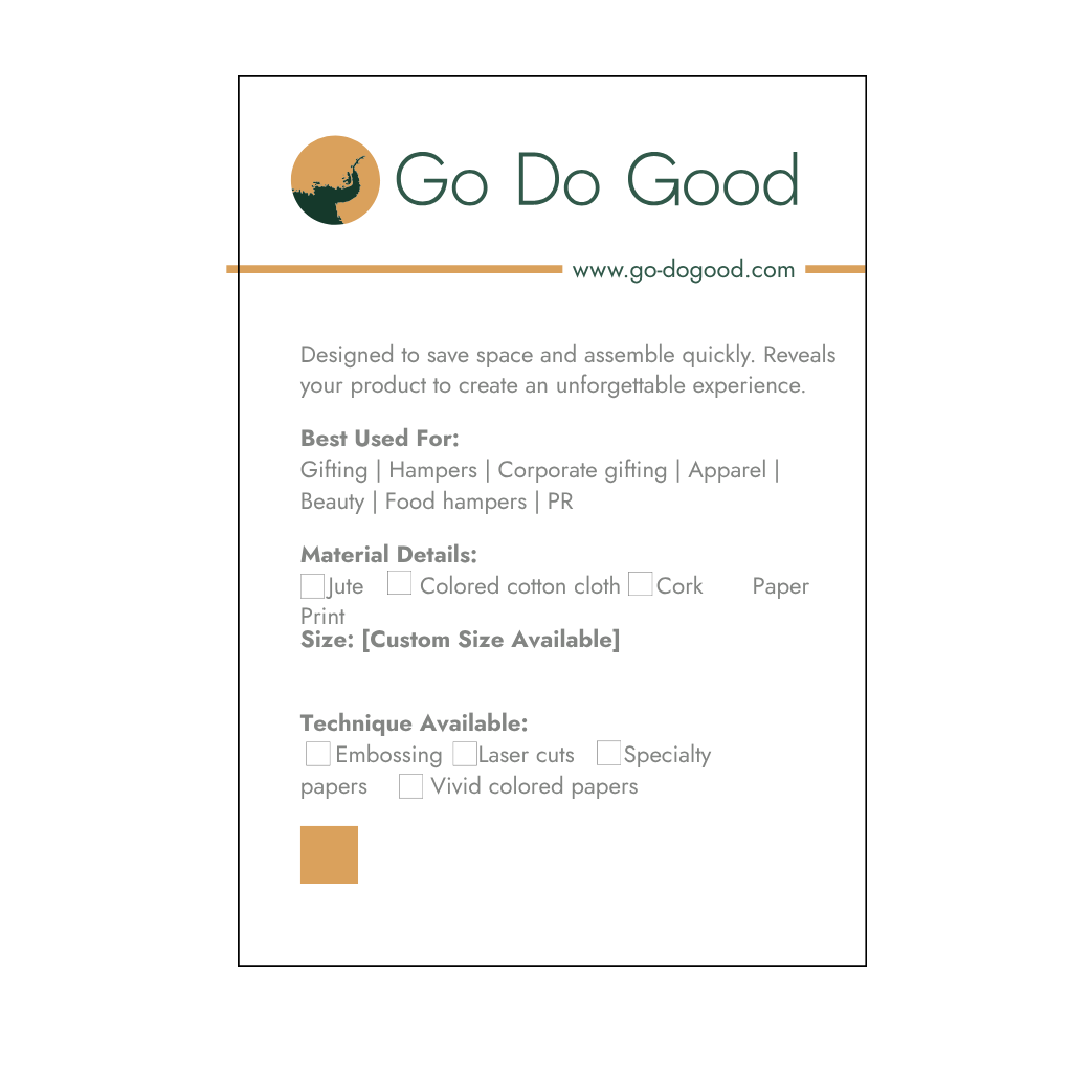 Magnetic flap rigid box