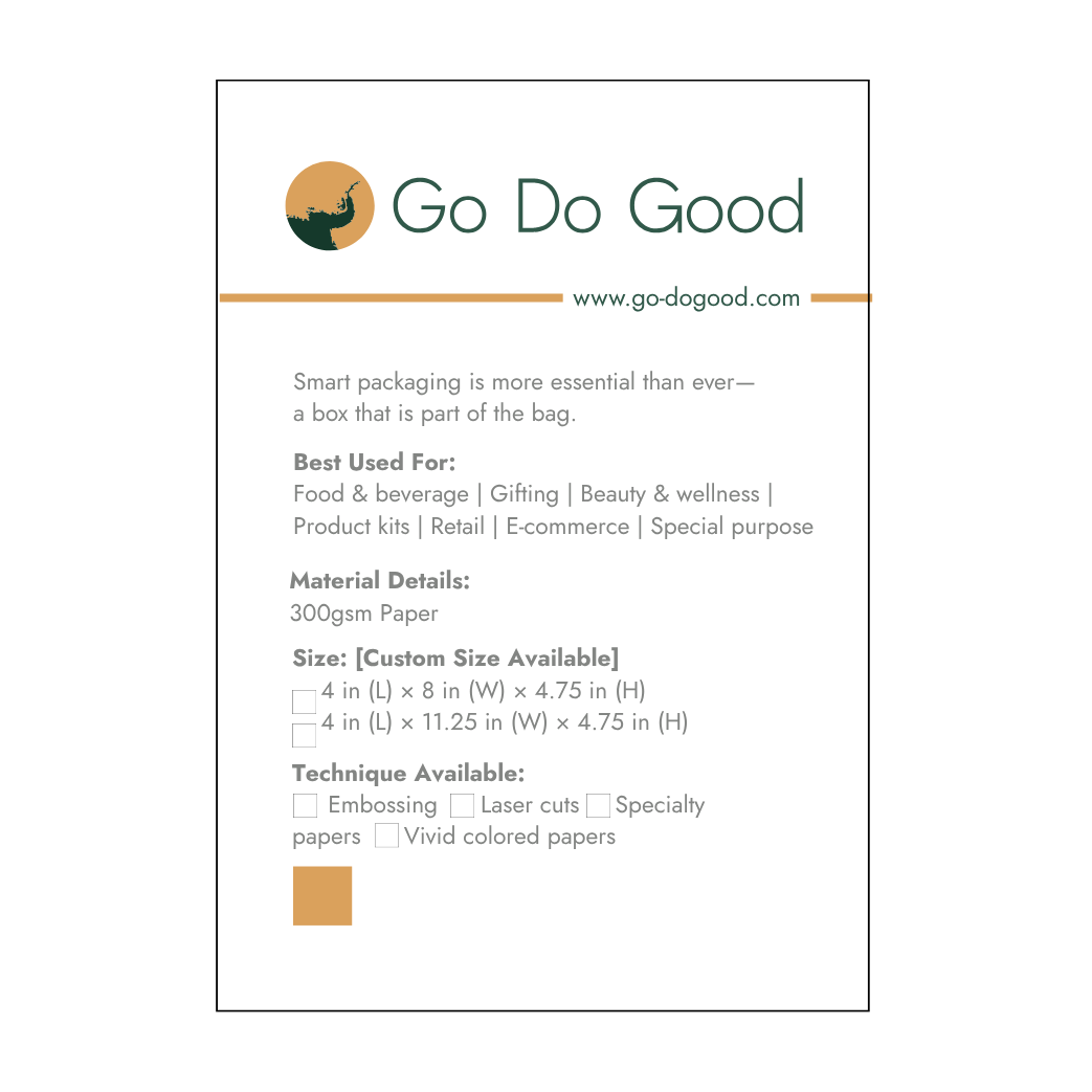 Takeaway Bag : Bag in a box