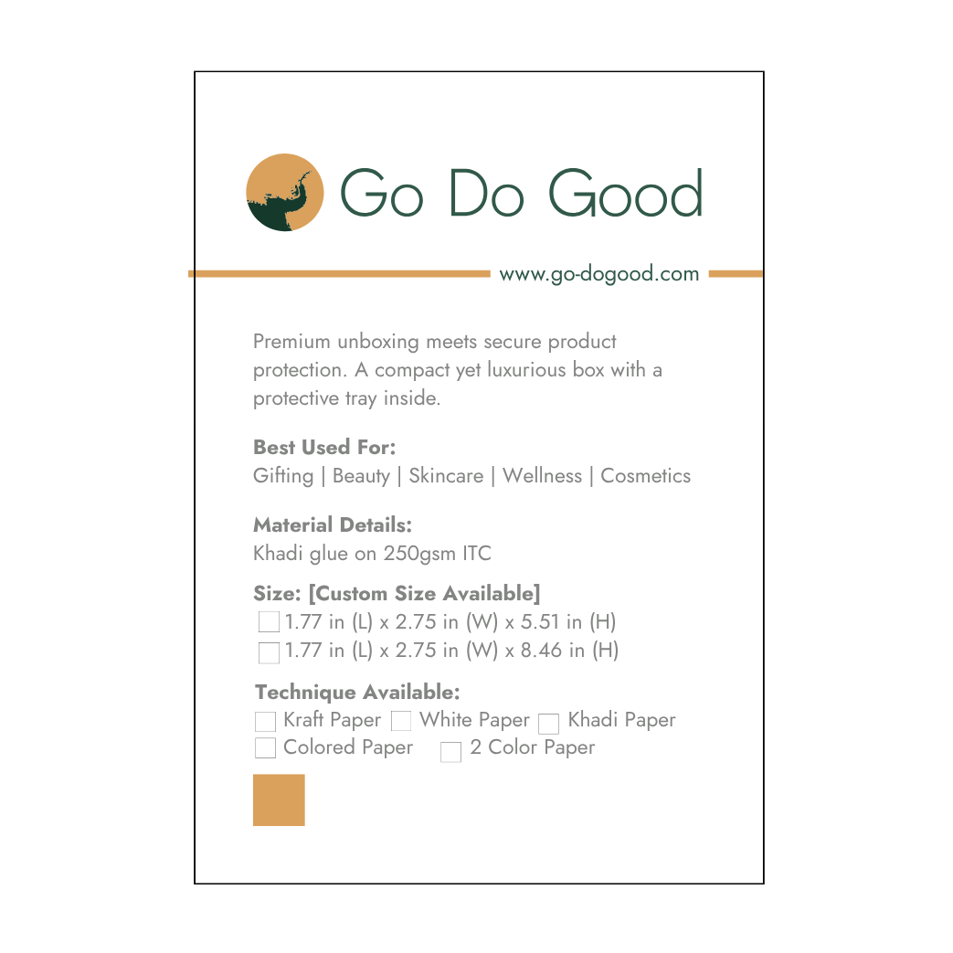 Top open box with tear strip