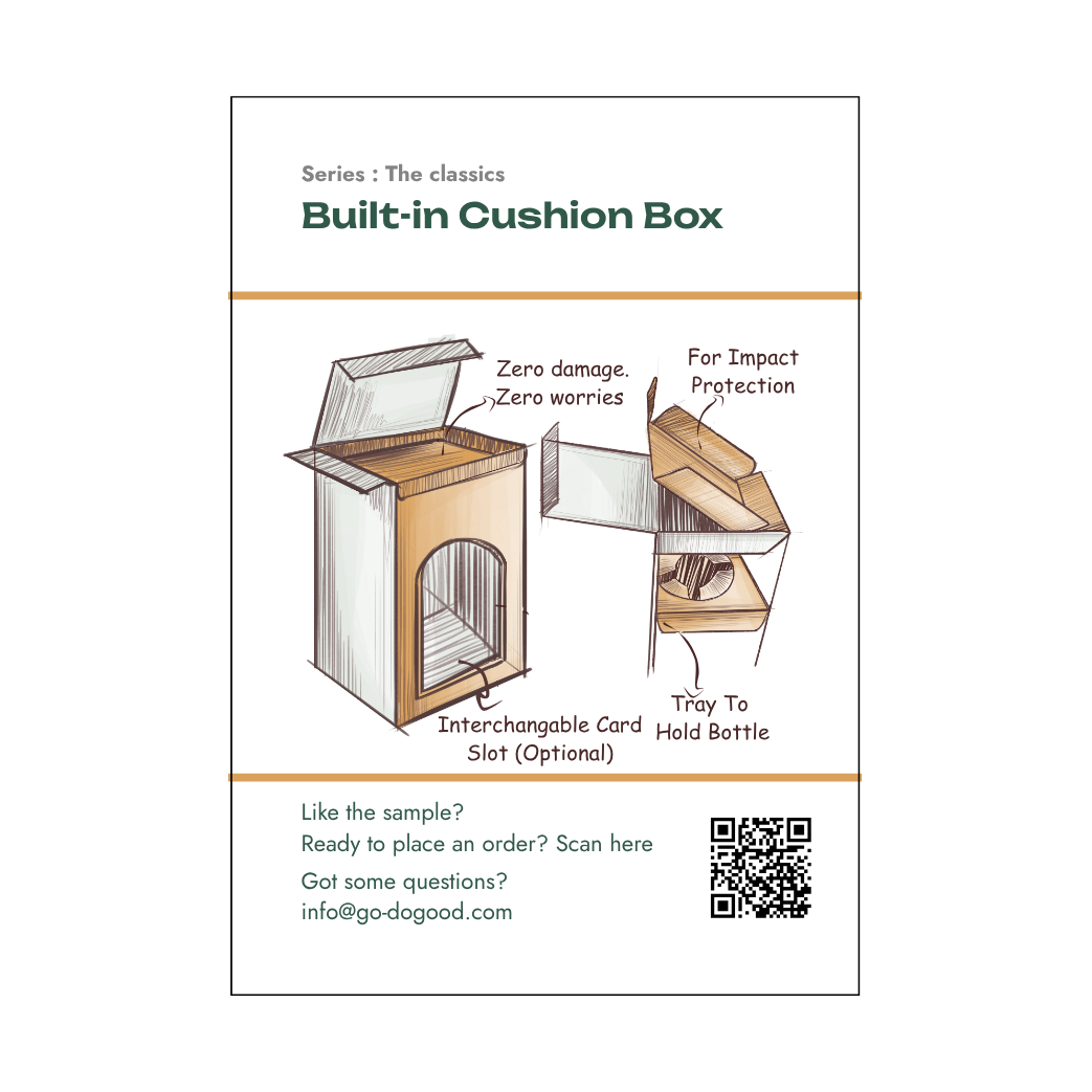 Box with interchangeable cards