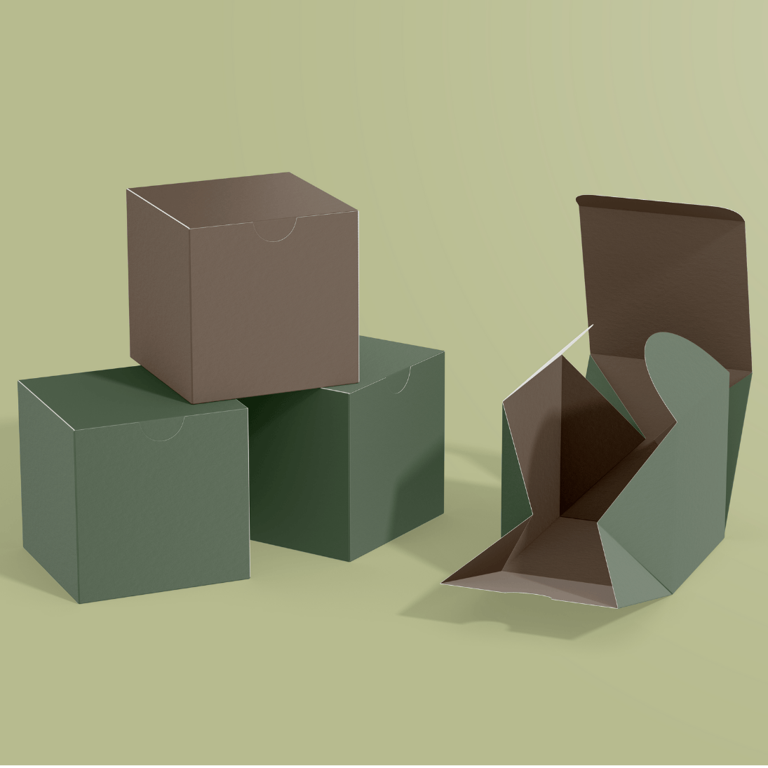 Pop open box with tear strip