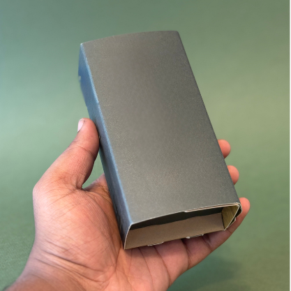 Top open box with tear strip